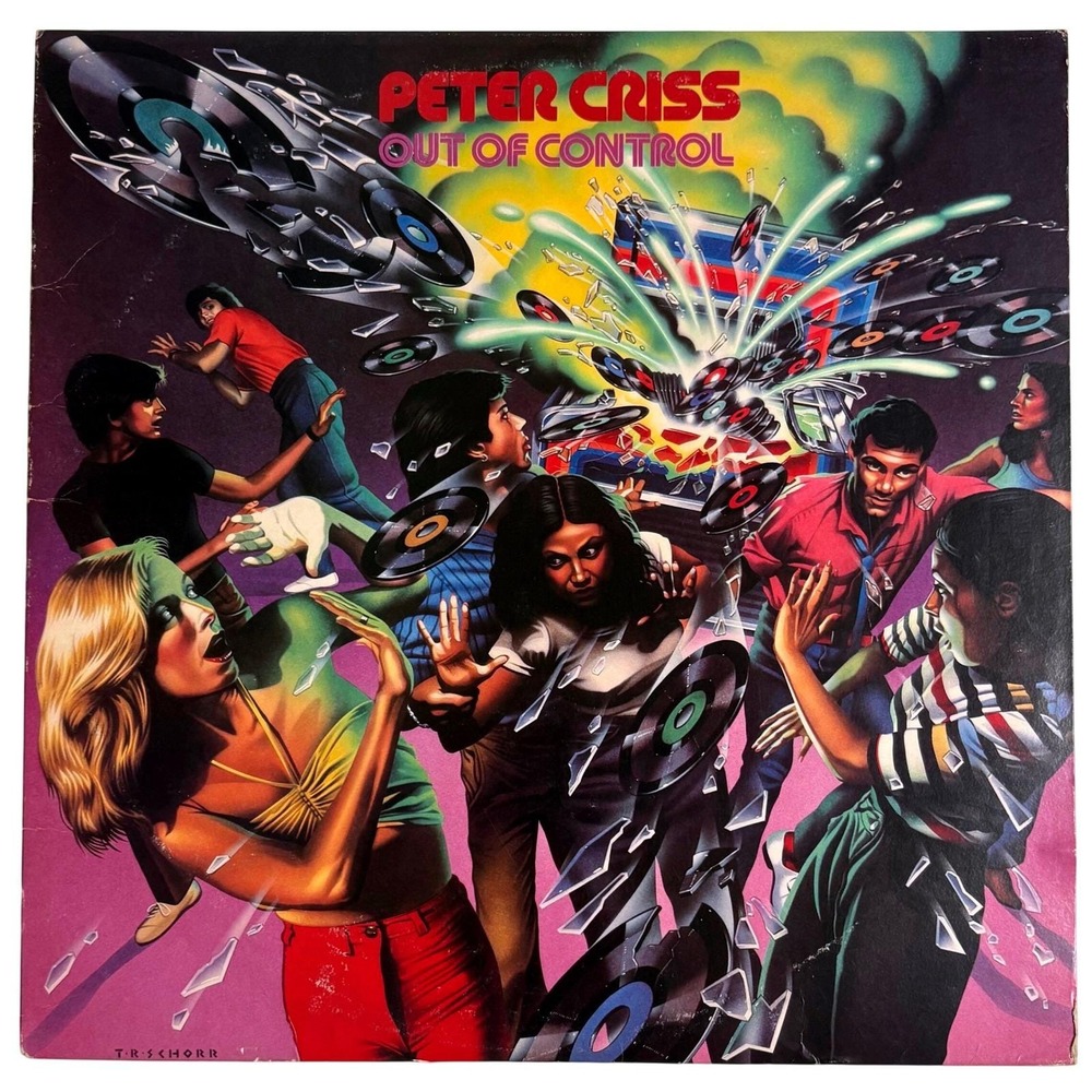Peter Criss Out of Control Vinyl LP 1980 Casablanca NBLP 7240 Rock KISS Drummer
